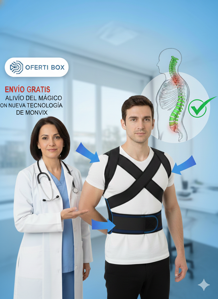 AlivioTotal 360° Pro™
Soporte Inteligente para Espalda y Zona Lumbar